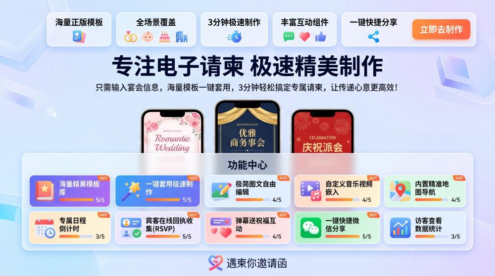 品牌发布会邀请函怎么做？零基础小白直接套用，省时又高级